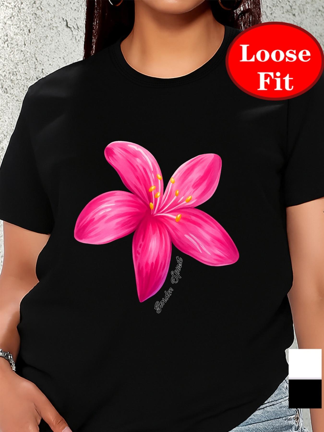 Garden Soul Women s Spring Floral Print Round Neck Short Sleeve T-Shirt/Spring Summer Casual Top/Plus Size Clothing 5XL різнокольоровий
Garden Soul Women s Spring Floral Print Round Neck Short Sleeve T-Shirt/Spring Summer Casual Top/Plus Size Clothing 5XL різнокольоровий