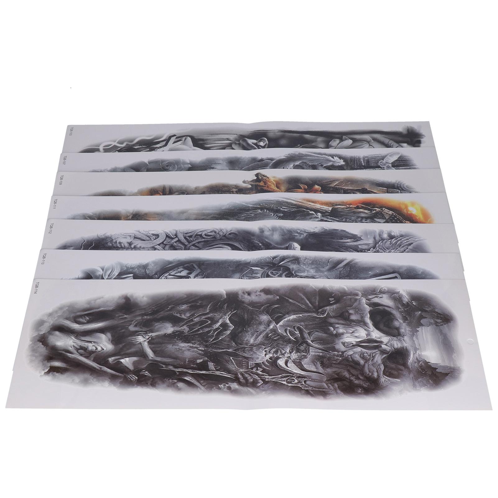 8 Sheets Full Arm Tattoo Sticker Waterproof Party Exquisite Temporary Tattoo Sticker for Men Women
8 Sheets Full Arm Tattoo Sticker Waterproof Party Exquisite Temporary Tattoo Sticker for Men Women