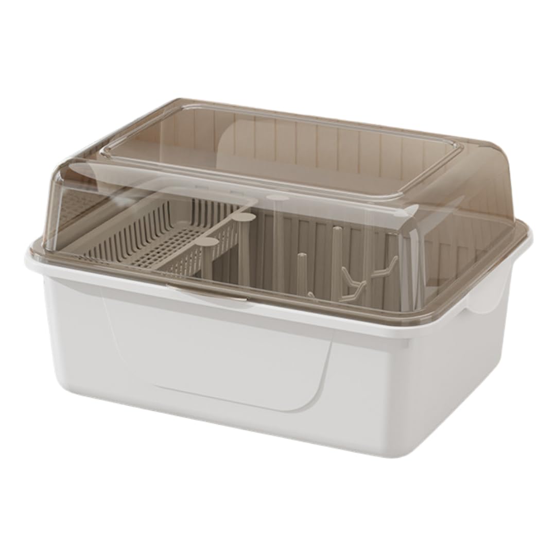 store88 Baby Bottle Drying Stand, Drainer, Storage Case, Rack, with Lid, Hygienic Storage, Large Capacity (Brown)
store88 Baby Bottle Drying Stand, Drainer, Storage Case, Rack, with Lid, Hygienic Storage, Large Capacity (Brown)