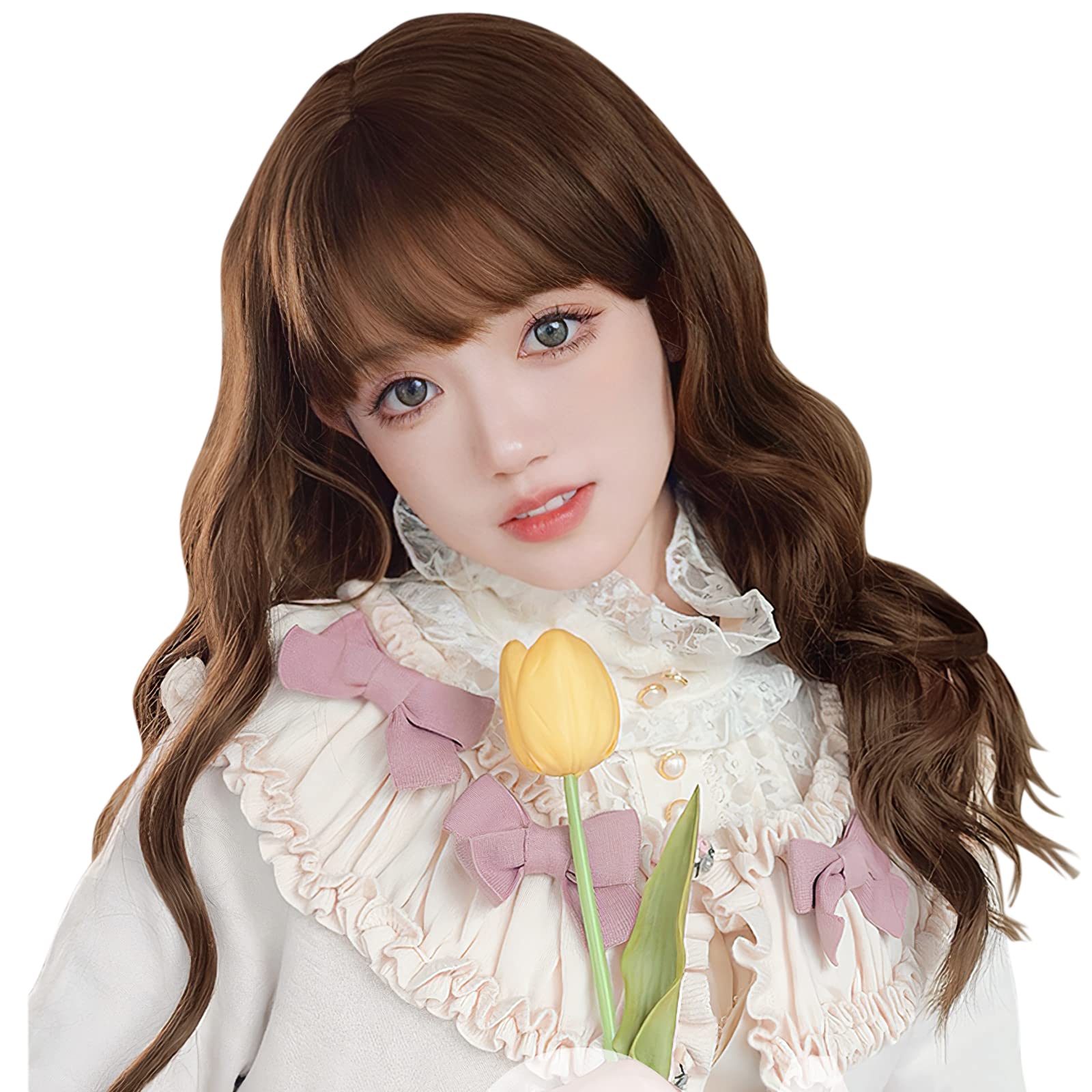 Парик Curl ARZER Small Face Effect Cute Full Парик Air Perm повседневный свободный ровный парик натуральный с сеткой для парика Полудлинный женский [термостойкое волокно,
Парик Curl ARZER Small Face Effect Cute Full Парик Air Perm повседневный свободный ровный парик натуральный с сеткой для парика Полудлинный женский [термостойкое волокно,