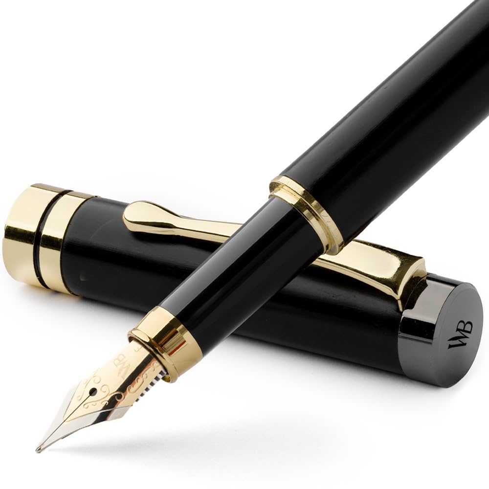 Премиальная бамбуковая перьевая ручка Wordsworth Black, тонкое перо, подарочный футляр, 6 картриджей с чернилами и конвертер для заправки чернилами, плавное письмо и набор, - перо, в комплекте; -
Премиальная бамбуковая перьевая ручка Wordsworth Black, тонкое перо, подарочный футляр, 6 картриджей с чернилами и конвертер для заправки чернилами, плавное письмо и набор, - перо, в комплекте; -