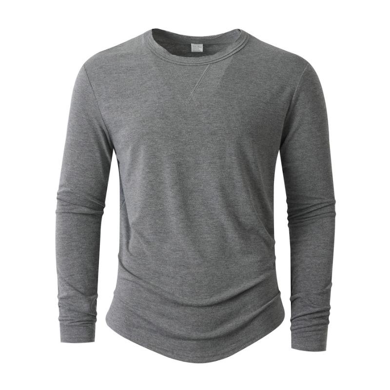2026 New Autumn and Winter Men s Simple Solid Color Round Neck T-shirt Long-sleeved Tops XXXL сірий
2026 New Autumn and Winter Men s Simple Solid Color Round Neck T-shirt Long-sleeved Tops XXXL сірий