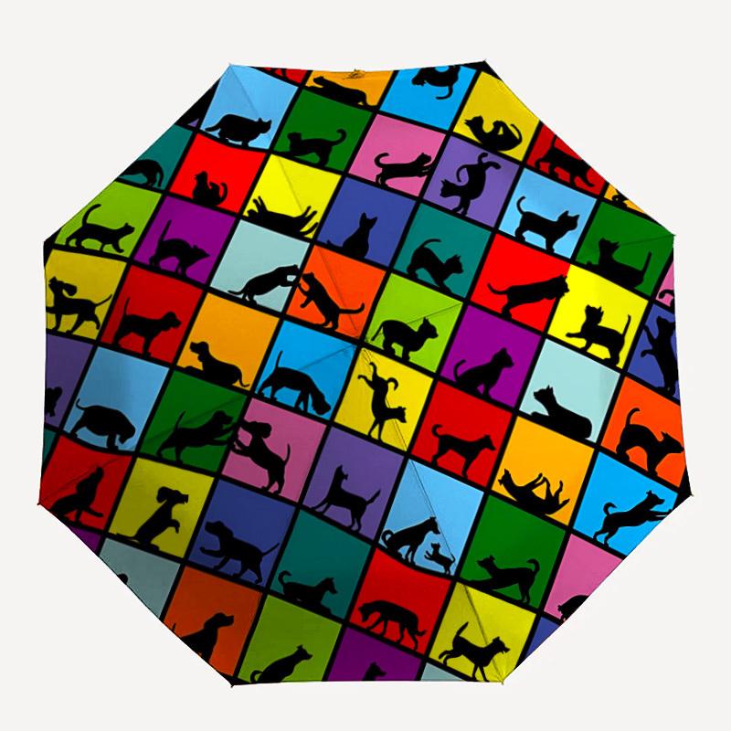 1pc Cats Dogs Automatic Open/Close Umbrella Compact Folding Umbrella, All-Season Portable Umbrella for Women/Men F1124113
1pc Cats Dogs Automatic Open/Close Umbrella Compact Folding Umbrella, All-Season Portable Umbrella for Women/Men F1124113