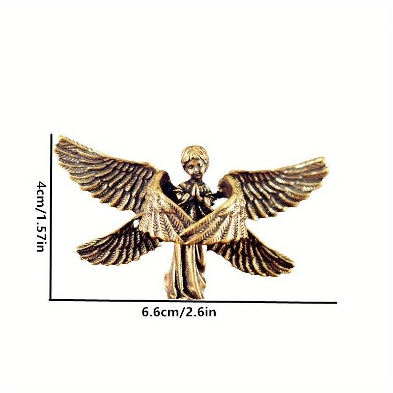 1Pc Copper Six Winged Angel God Love Cupid Statue Small Ornaments Angel Figurines Desktop Decorations Home Decors Accessories
1Pc Copper Six Winged Angel God Love Cupid Statue Small Ornaments Angel Figurines Desktop Decorations Home Decors Accessories