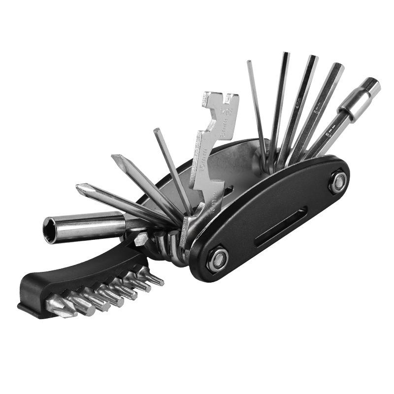 21 in 1 Mountain Bike Folding Multi Tool Mtb Torque Wrench Screwdriver Bicycle Repair Tools чорний
21 in 1 Mountain Bike Folding Multi Tool Mtb Torque Wrench Screwdriver Bicycle Repair Tools чорний