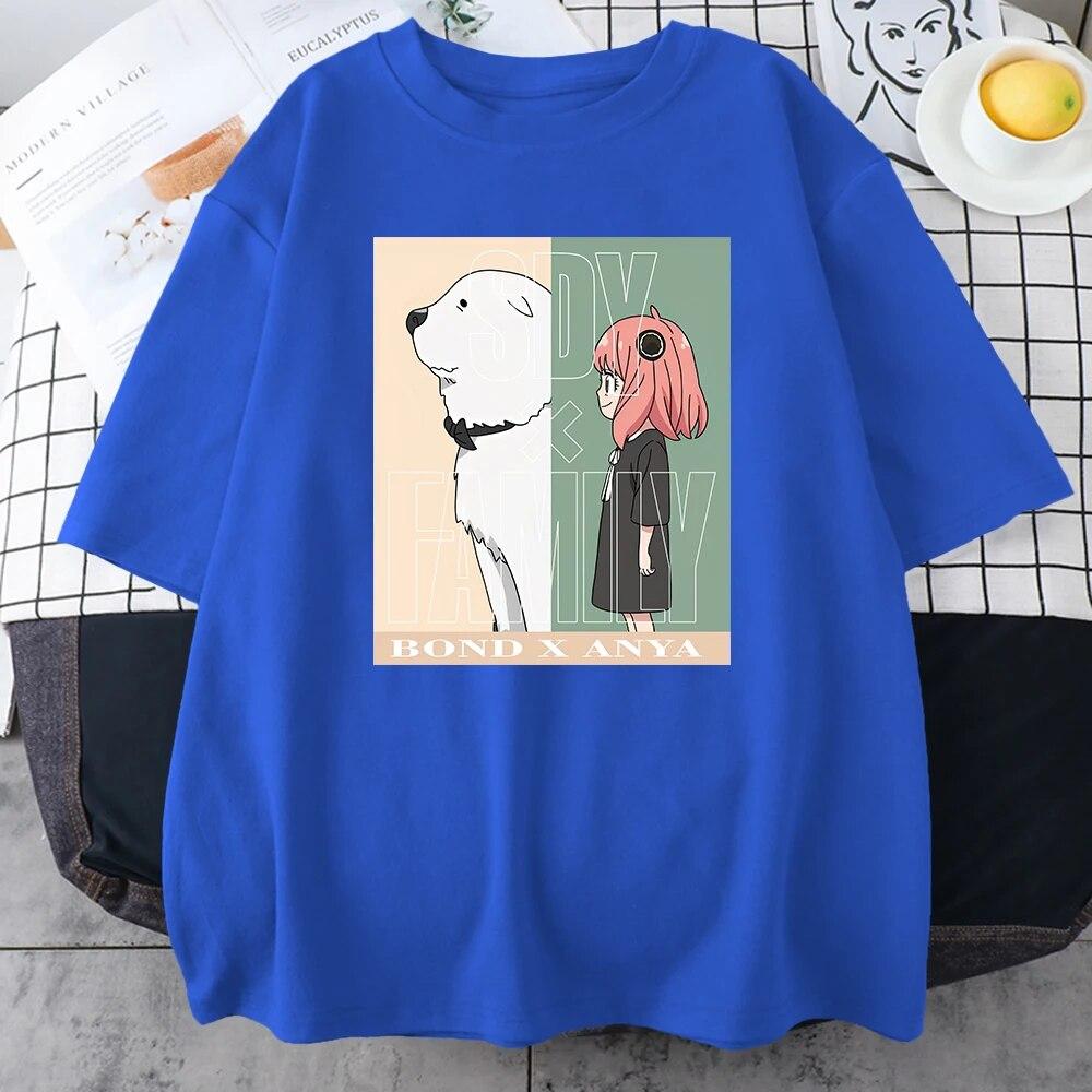 Spy X Family Bond And Anya Prints Унісекс, бавовна, з короткими рукавами, аніме, повсякденні футболки, креативні топи з круглим вирізом, модні чоловічі футболки S
Spy X Family Bond And Anya Prints Унісекс, бавовна, з короткими рукавами, аніме, повсякденні футболки, креативні топи з круглим вирізом, модні чоловічі футболки S