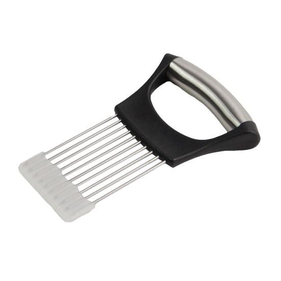 Stainless Steel Onion Slicer Holder with Protective Cover Tomatoes Avocados Potato Kiwifruit Meat Lemon Vegetable Fruit Cutter Chopper Kitchen Gadget чёрный
Stainless Steel Onion Slicer Holder with Protective Cover Tomatoes Avocados Potato Kiwifruit Meat Lemon Vegetable Fruit Cutter Chopper Kitchen Gadget чёрный