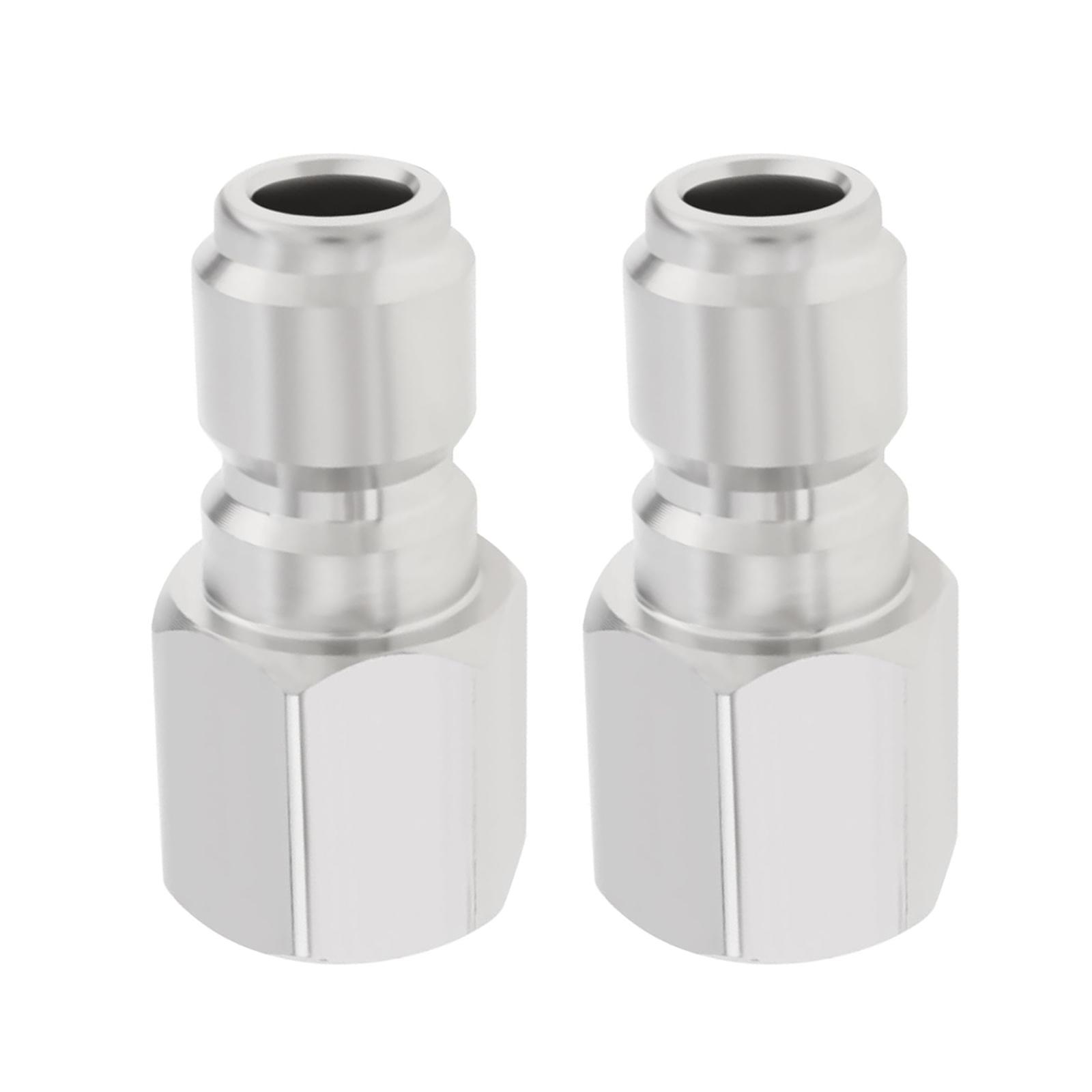 2pcs Steel Quick Connect Fittings 3/8 Inch Female NPT Coupler High Pressure Washer Connectors for Pressure Washers F
2pcs Steel Quick Connect Fittings 3/8 Inch Female NPT Coupler High Pressure Washer Connectors for Pressure Washers F