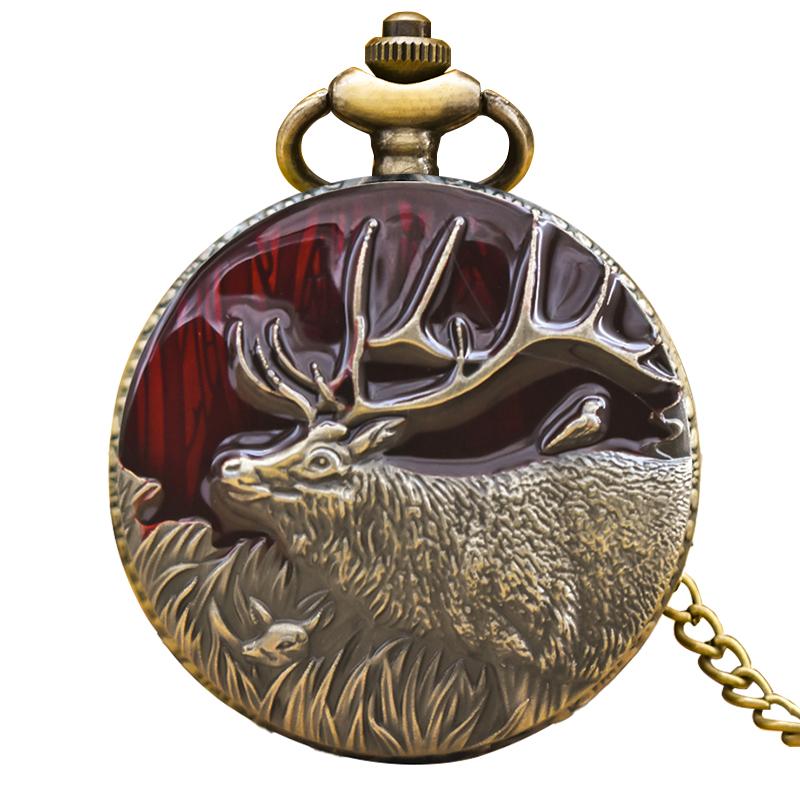 Steampunk Vintage Bronze Elk Carved Quartz Pocket Watch Necklace Pendant Clock Chain Men Women Chain Gift бронзовый
Steampunk Vintage Bronze Elk Carved Quartz Pocket Watch Necklace Pendant Clock Chain Men Women Chain Gift бронзовый