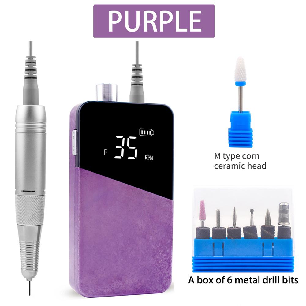 BEPAN Gradient Color Rechargeable 35000RPM Nail Drill Wireless Cordless Nail Drill Machine Set Manicure E File Art Tool PLUG фиолетовый
BEPAN Gradient Color Rechargeable 35000RPM Nail Drill Wireless Cordless Nail Drill Machine Set Manicure E File Art Tool PLUG фиолетовый