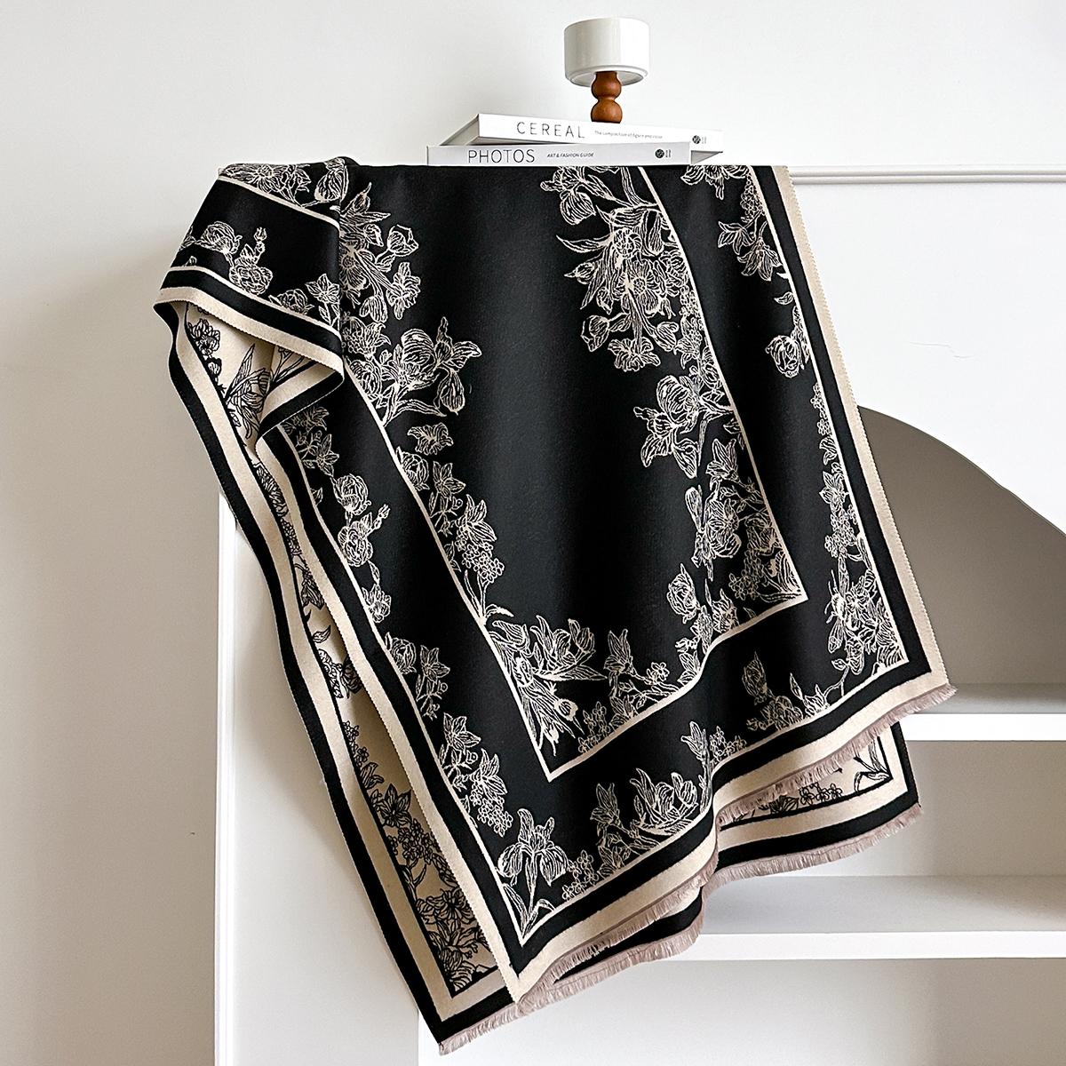 Women Fashion Winter Warm Imitation Cashmere Scarves Print Pashmina Blanket Thick Shawl Wrap Neckerchief Bufanda Echarpe Scraf
Women Fashion Winter Warm Imitation Cashmere Scarves Print Pashmina Blanket Thick Shawl Wrap Neckerchief Bufanda Echarpe Scraf
