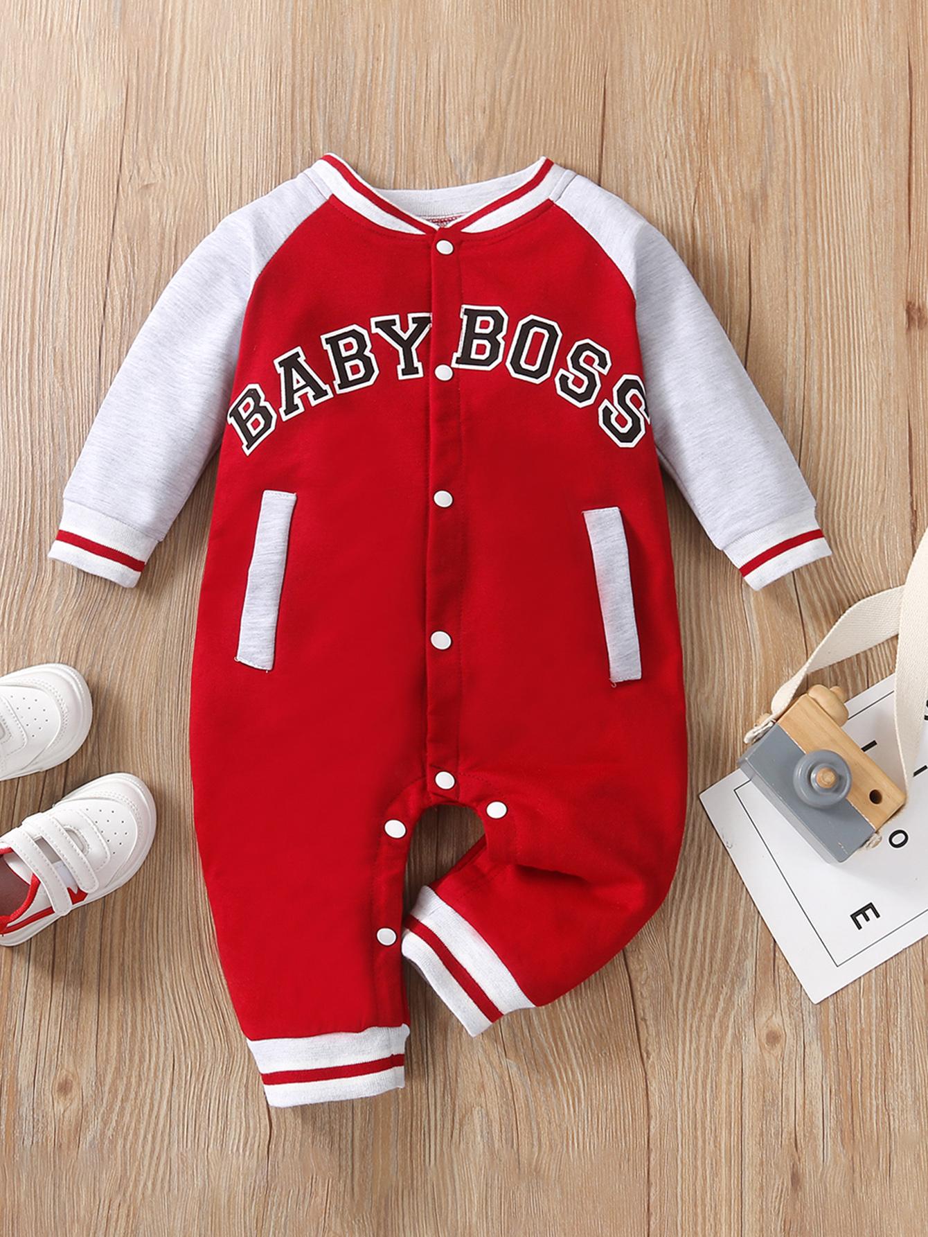 Baby boy s red fashionable letter-printed one-piece clothes suitable for children under one and a half years old 12-18M червоний
Baby boy s red fashionable letter-printed one-piece clothes suitable for children under one and a half years old 12-18M червоний