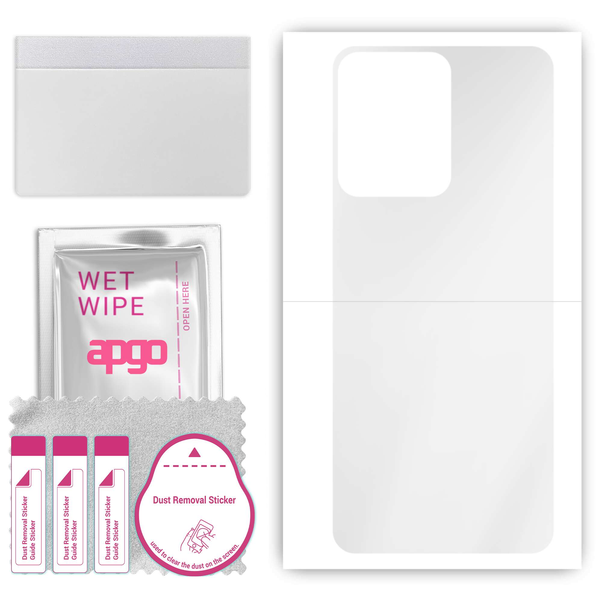 apgo Ultra Clear Protective Skin Sticker for the back compatible with Vivo Y77E, Wrap Film, Hydrogel Film, Flexible, Soft TPU with positioning layer e
apgo Ultra Clear Protective Skin Sticker for the back compatible with Vivo Y77E, Wrap Film, Hydrogel Film, Flexible, Soft TPU with positioning layer e