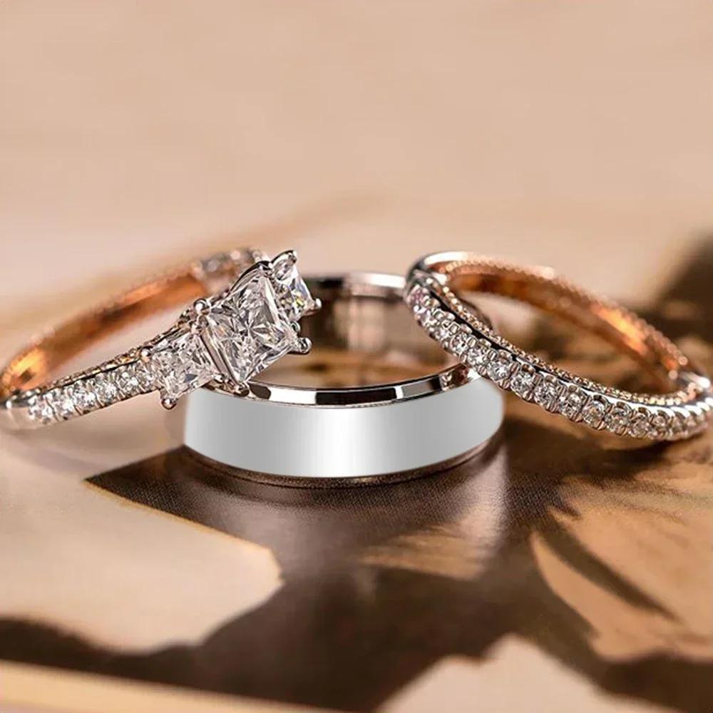 New Arrival Trendy 3Pcs/Set Women Rings Princess Cut Zircon Micro Paved Small Round CZ Stone Wedding & Engagement Zircon 10
New Arrival Trendy 3Pcs/Set Women Rings Princess Cut Zircon Micro Paved Small Round CZ Stone Wedding & Engagement Zircon 10