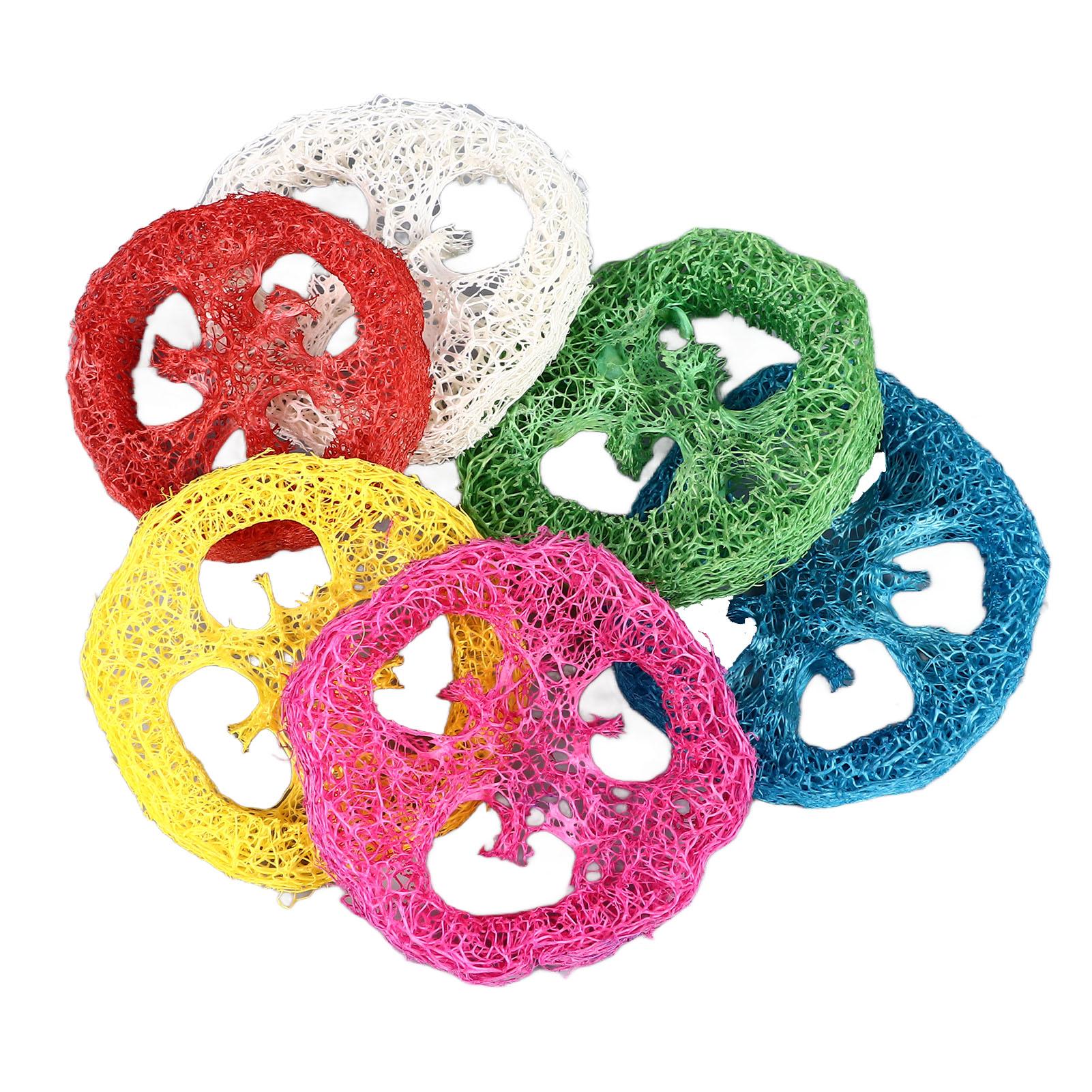 6pcs Loofah Chew Toys Multi Colors Fun Teeth Grinding and Cleaning Bite Resistance Hamster Chew Toys for Hamster
6pcs Loofah Chew Toys Multi Colors Fun Teeth Grinding and Cleaning Bite Resistance Hamster Chew Toys for Hamster