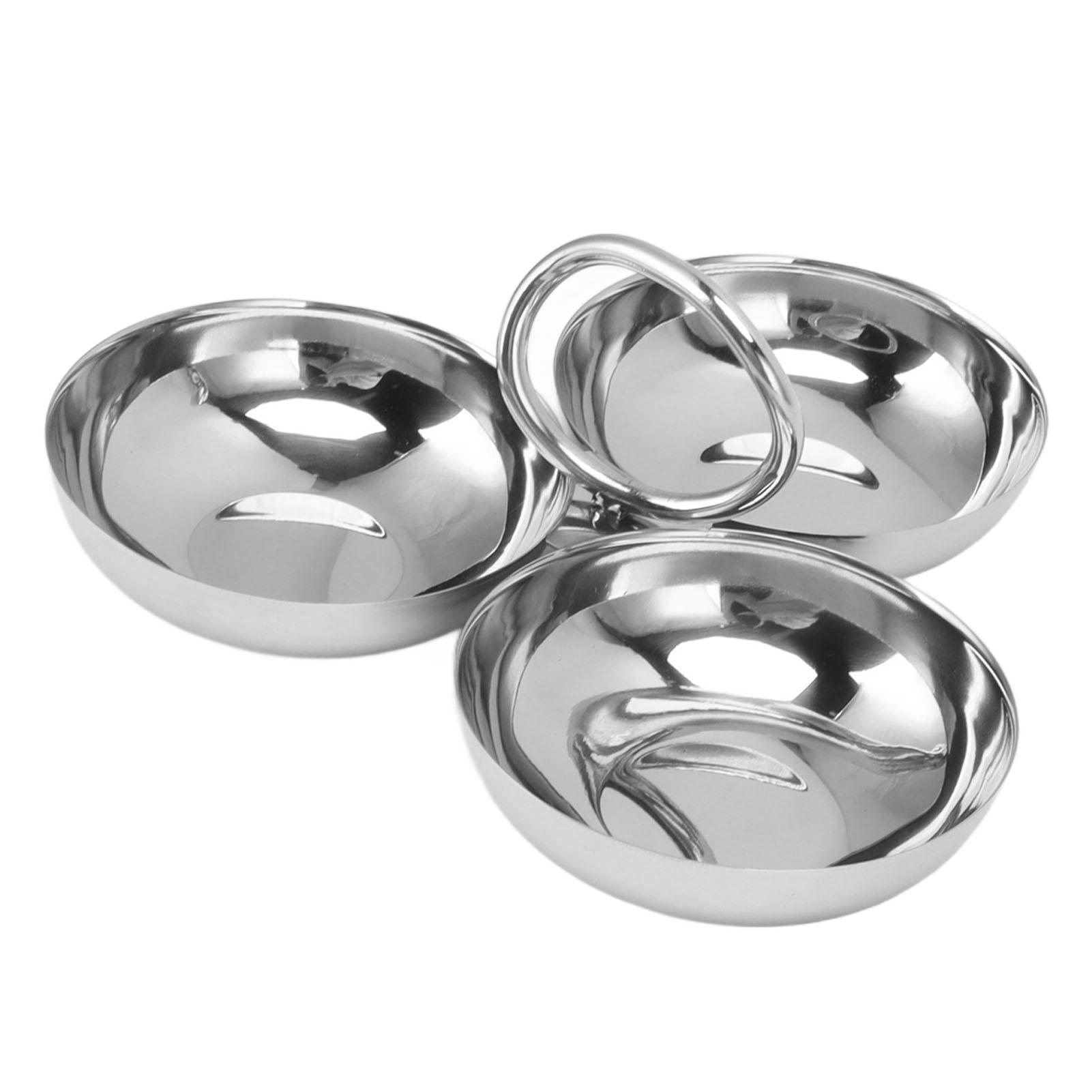 304 Stainless Steel Snack Plate Durable Easy to Clean 3 in 1 Safe Fruit Plate for Nut Candy Type 2 L
304 Stainless Steel Snack Plate Durable Easy to Clean 3 in 1 Safe Fruit Plate for Nut Candy Type 2 L