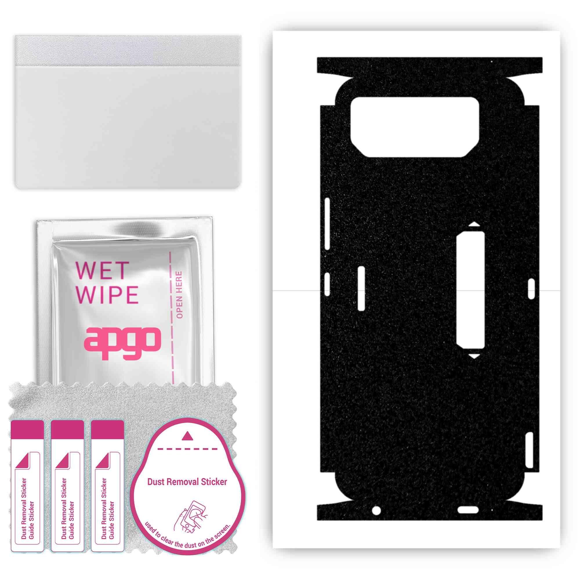 Apgo Protective Skin Sticker for the back+sides compatible with Asus ROG Phone 6, Full Wrap Film, Foil, Vinyl - Pattern Matte Black
Apgo Protective Skin Sticker for the back+sides compatible with Asus ROG Phone 6, Full Wrap Film, Foil, Vinyl - Pattern Matte Black