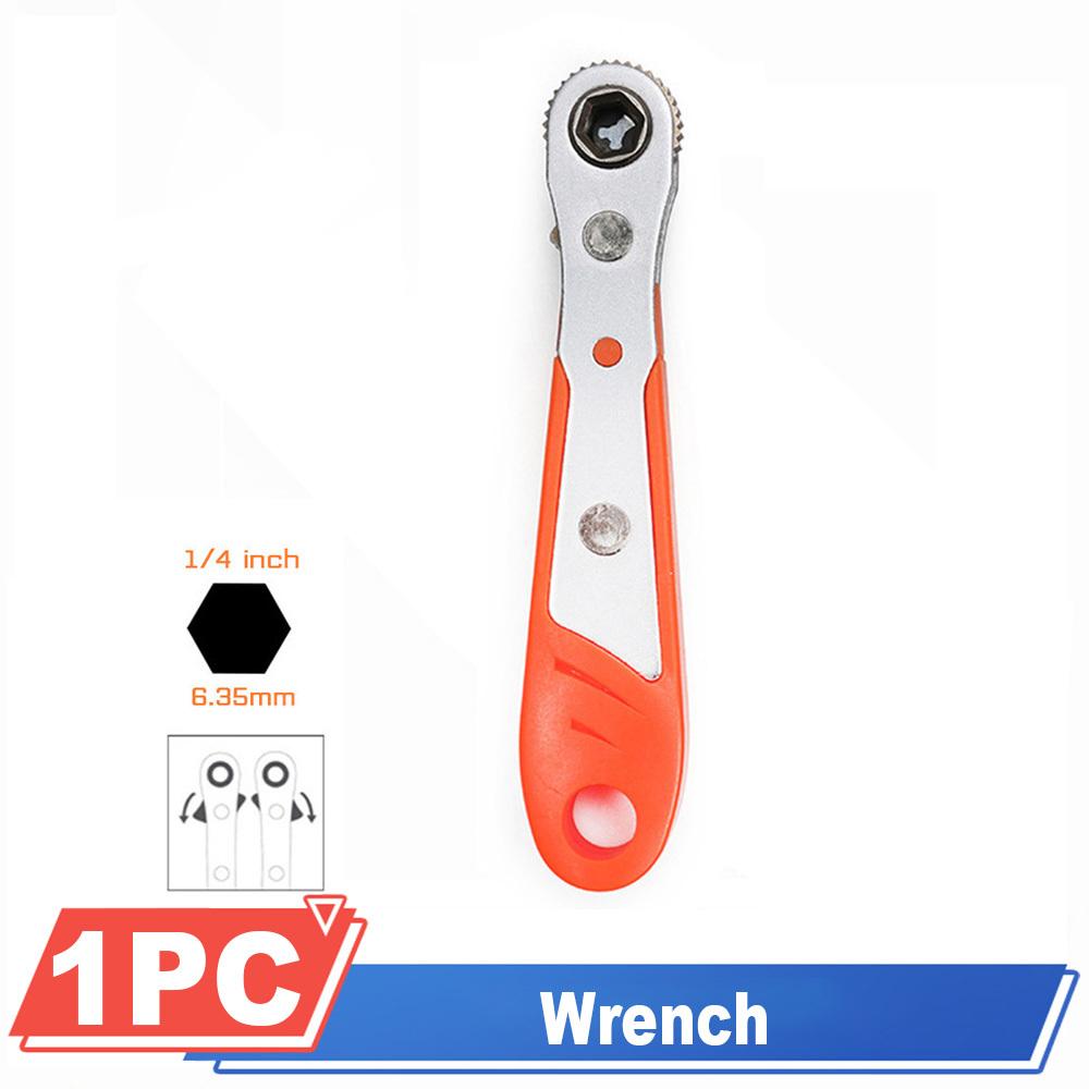 Мини-трещотка, шестигранный ключ 1/4 дюйма, регулируемая мини-быстросъемная головка, ремонтная отвертка, ключ для инструмента для демонтажа автомобиля оранжевый
Мини-трещотка, шестигранный ключ 1/4 дюйма, регулируемая мини-быстросъемная головка, ремонтная отвертка, ключ для инструмента для демонтажа автомобиля оранжевый