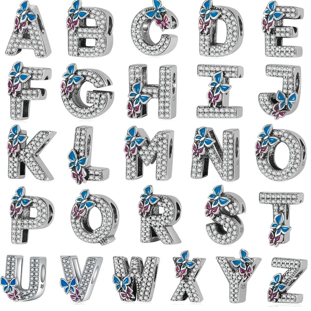 925 Silver 26 A-Z Letter Alphabet Parts English Word Beads Pendent Charms Metal Steel Golden DIY Bracelet Necklace Jewelry Gift S
925 Silver 26 A-Z Letter Alphabet Parts English Word Beads Pendent Charms Metal Steel Golden DIY Bracelet Necklace Jewelry Gift S