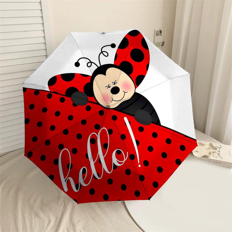 1PC ladybug hello Automatic Open/Close Umbrella with Windproof, 8-Rib Sturdy Canopy, Durable Ribs, Fashionable Design1318A
1PC ladybug hello Automatic Open/Close Umbrella with Windproof, 8-Rib Sturdy Canopy, Durable Ribs, Fashionable Design1318A