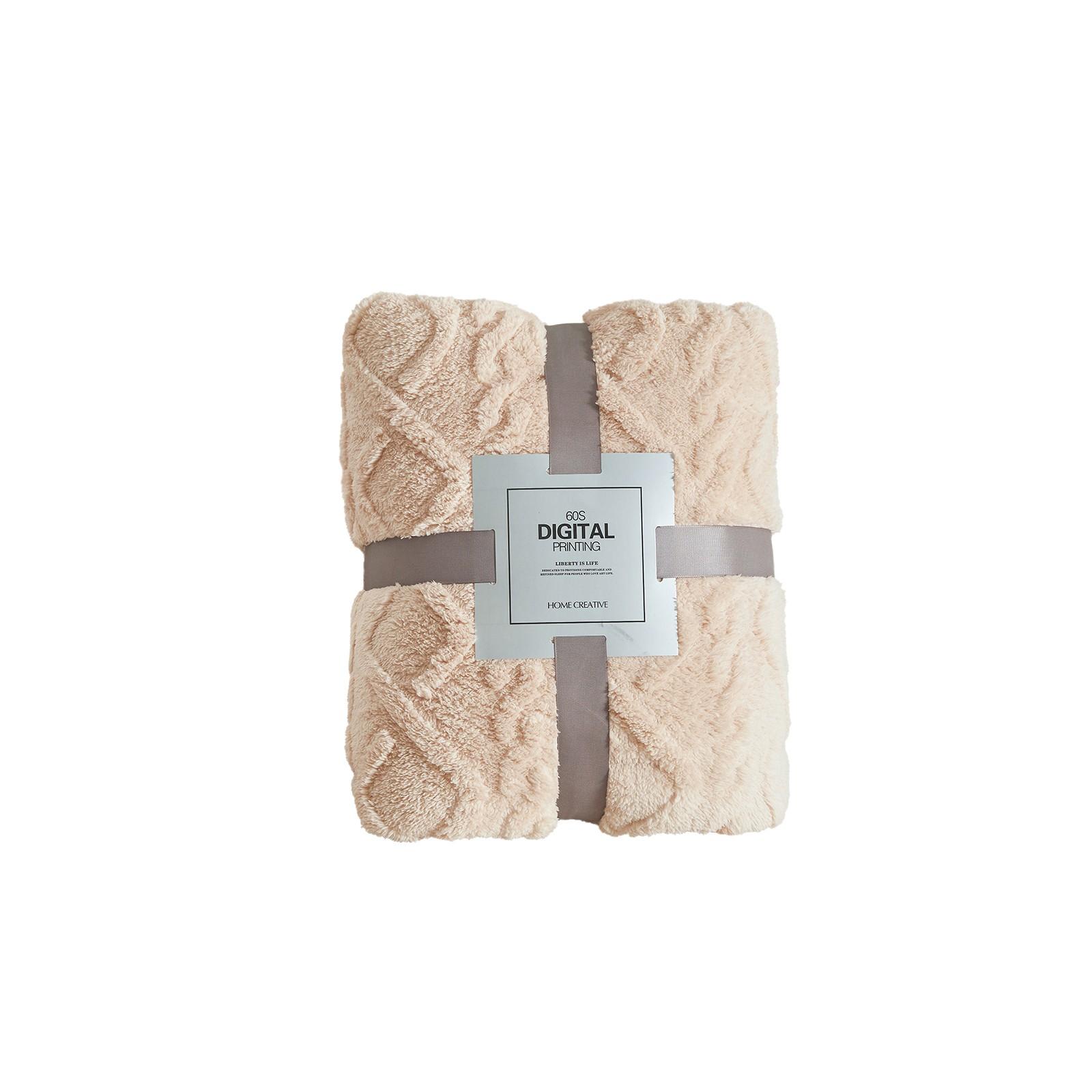 Одеяло из тафты, однотонное, коралловое, бархатное, фланелевое, утолщенное, подарочное, одеяло, домашнее One Size бежевый