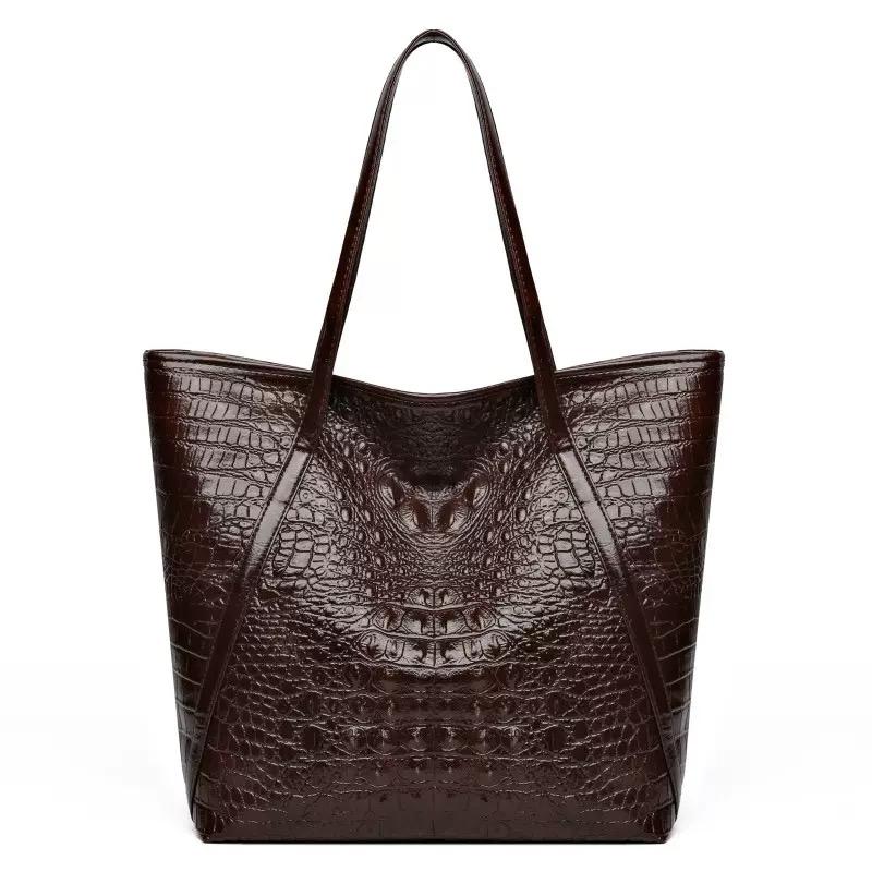 2026 Simple And Versatile Crocodile Print Tote BagLarge Capacity Fashion Handbag Vintage Design ShoulderWomen s Bag
2026 Simple And Versatile Crocodile Print Tote BagLarge Capacity Fashion Handbag Vintage Design ShoulderWomen s Bag