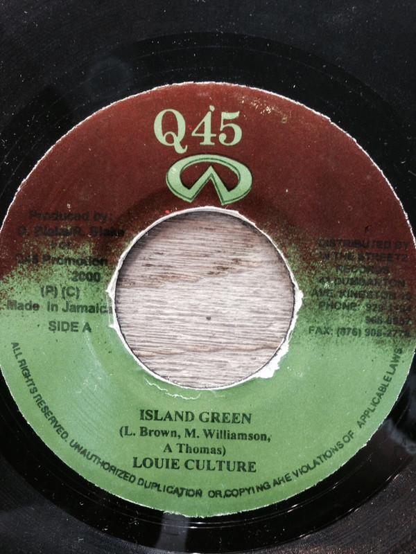 7inch Record LOUIE CULTURE - Island Green NONE Q45 2000 Jamaica Reggae, Ska & Dub Used
7inch Record LOUIE CULTURE - Island Green NONE Q45 2000 Jamaica Reggae, Ska & Dub Used