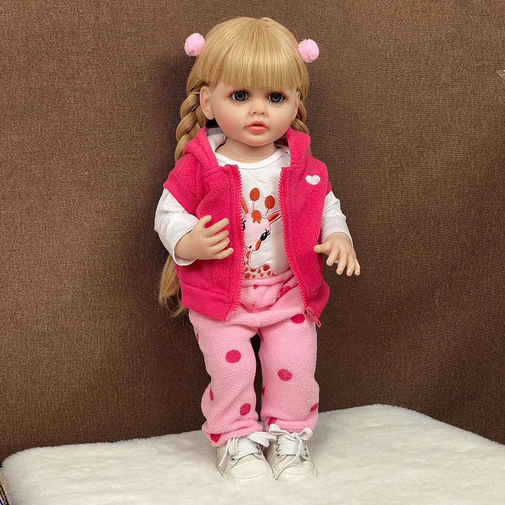 55 см 22 дюйма куклы реборн реалистичные полностью силиконовые детские Bebe виниловые куклы для новорожденных девочек принцесса игрушка для малышей в подарок 55cm
55 см 22 дюйма куклы реборн реалистичные полностью силиконовые детские Bebe виниловые куклы для новорожденных девочек принцесса игрушка для малышей в подарок 55cm
