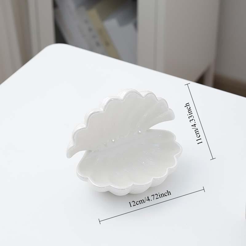 1PC Ceramic Shell Jewelry Earrings Accessories Storage Display Tray Dressing Table Craft Small Ornaments
1PC Ceramic Shell Jewelry Earrings Accessories Storage Display Tray Dressing Table Craft Small Ornaments