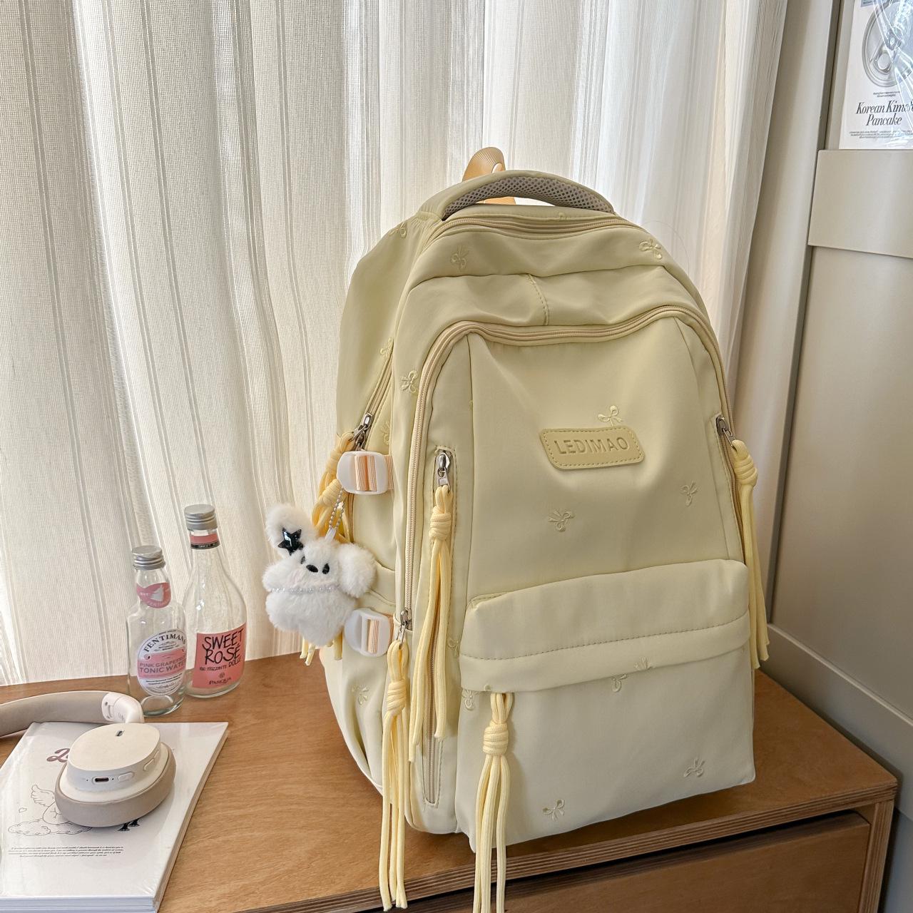 Girls Large Capacity Backpack for Primary, Junior High, and High School Students - Letter Print Double Shoulder Bag, 2025 Edition Backpack светло-желтого
Girls Large Capacity Backpack for Primary, Junior High, and High School Students - Letter Print Double Shoulder Bag, 2025 Edition Backpack светло-желтого