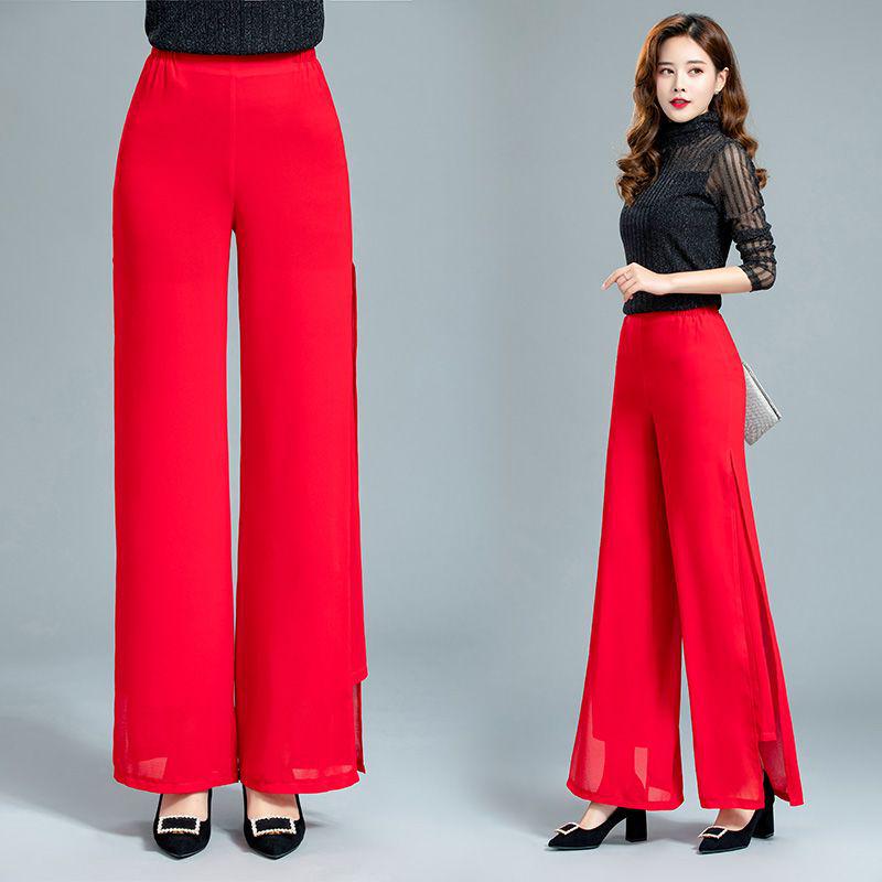 Women s High Waist Chiffon Split Wide-Leg Skirt Pants for Square Dance 4XL (138-160 jin)
Women s High Waist Chiffon Split Wide-Leg Skirt Pants for Square Dance 4XL (138-160 jin)