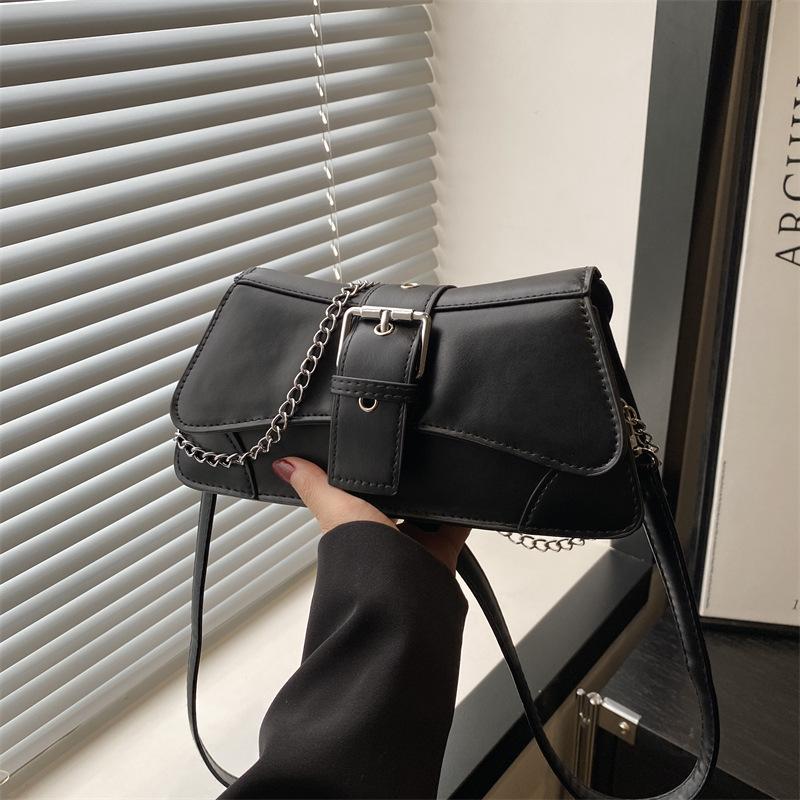 2025 summer new retro texture baguette bag women s popular shoulder women s bag simple crossbody armpit bag tide чорний
2025 summer new retro texture baguette bag women s popular shoulder women s bag simple crossbody armpit bag tide чорний