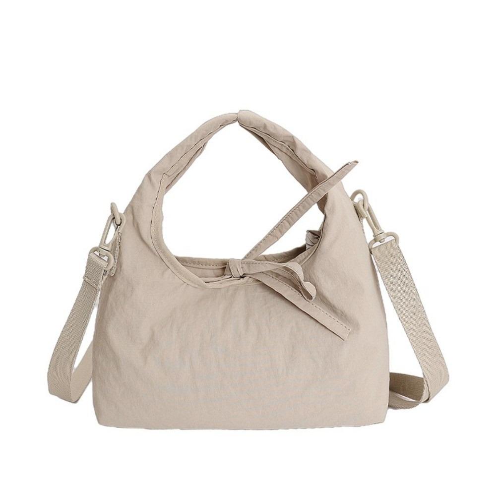 Bow Nylon Shoulder Bag Large Capacity Korean Style Casual Dumpling Bag Handheld Solid Color Oxford Cloth Underarm Bag Outdoor хакі
Bow Nylon Shoulder Bag Large Capacity Korean Style Casual Dumpling Bag Handheld Solid Color Oxford Cloth Underarm Bag Outdoor хакі