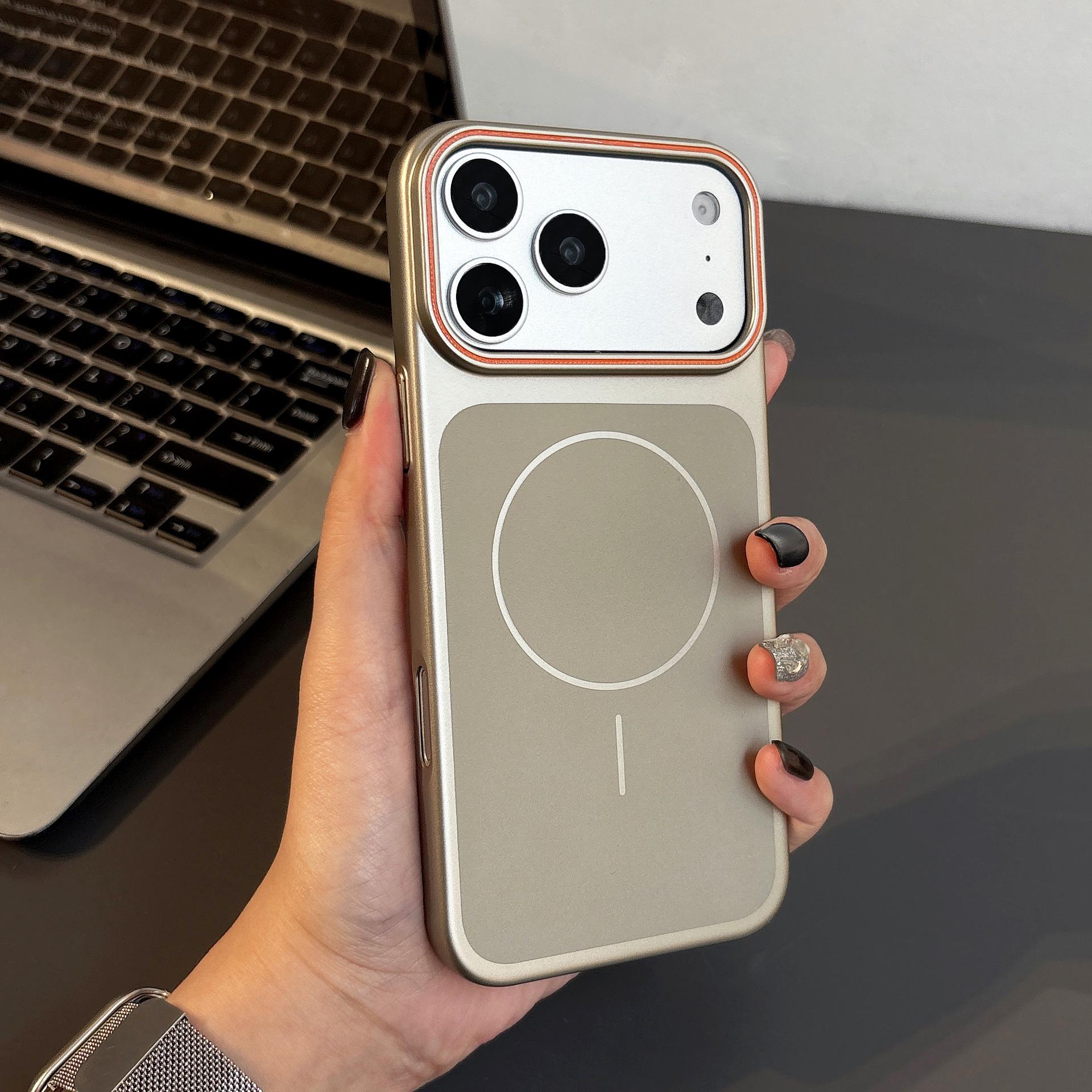 Compatible Magnetic Frosted Metal Protective Case for iPhone 17 Pro Max - Drop-proof Cover 15 Plus коричневый
Compatible Magnetic Frosted Metal Protective Case for iPhone 17 Pro Max - Drop-proof Cover 15 Plus коричневый