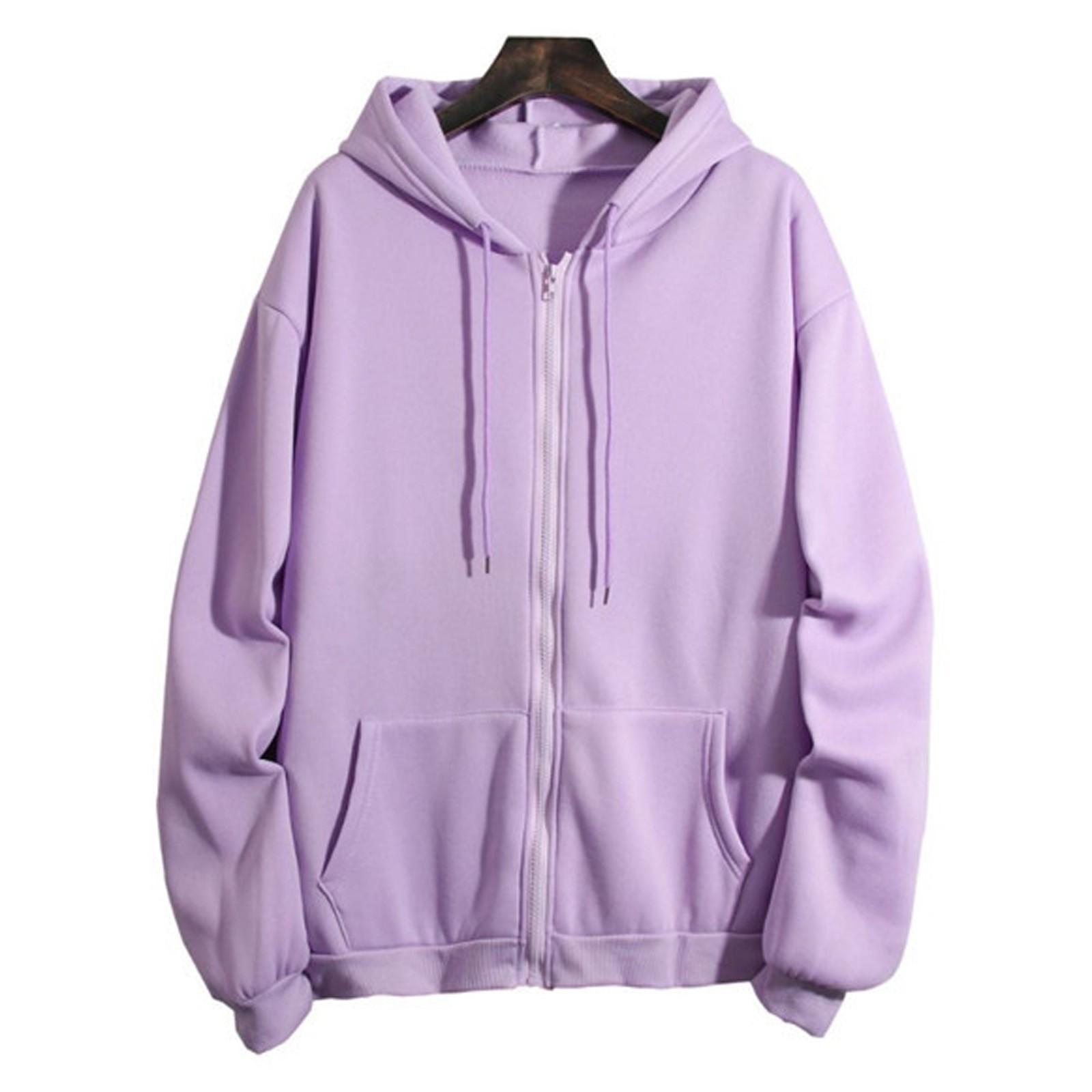 Женская модная повседневная однотонная толстовка с капюшоном и застежкой-молнией с длинным рукавом XXXL фиолетовый
Женская модная повседневная однотонная толстовка с капюшоном и застежкой-молнией с длинным рукавом XXXL фиолетовый