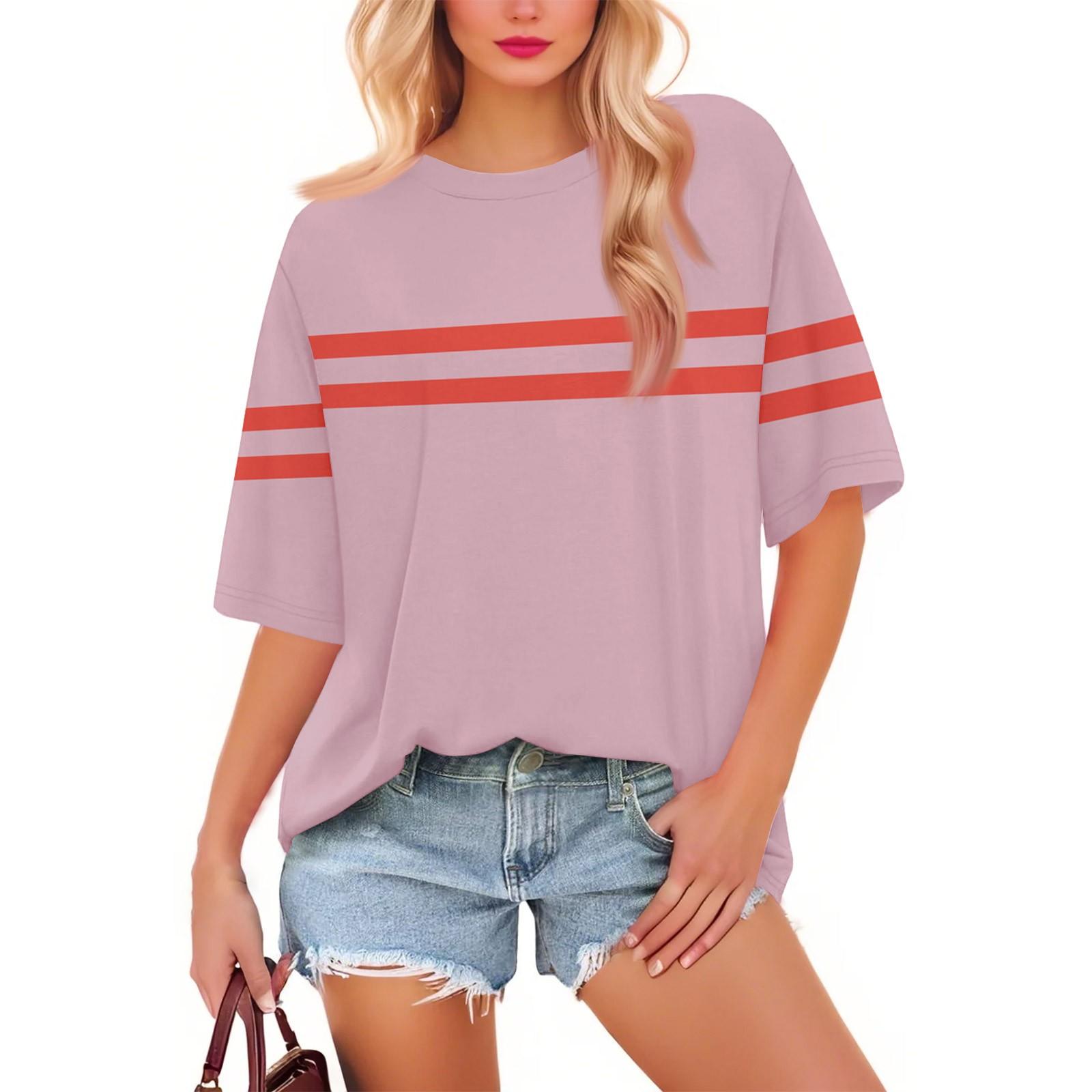 Women s Fashion Casual Floral Loose Round Neck Short Sleeve Trendy Holiday T-shirt Top XL
Women s Fashion Casual Floral Loose Round Neck Short Sleeve Trendy Holiday T-shirt Top XL