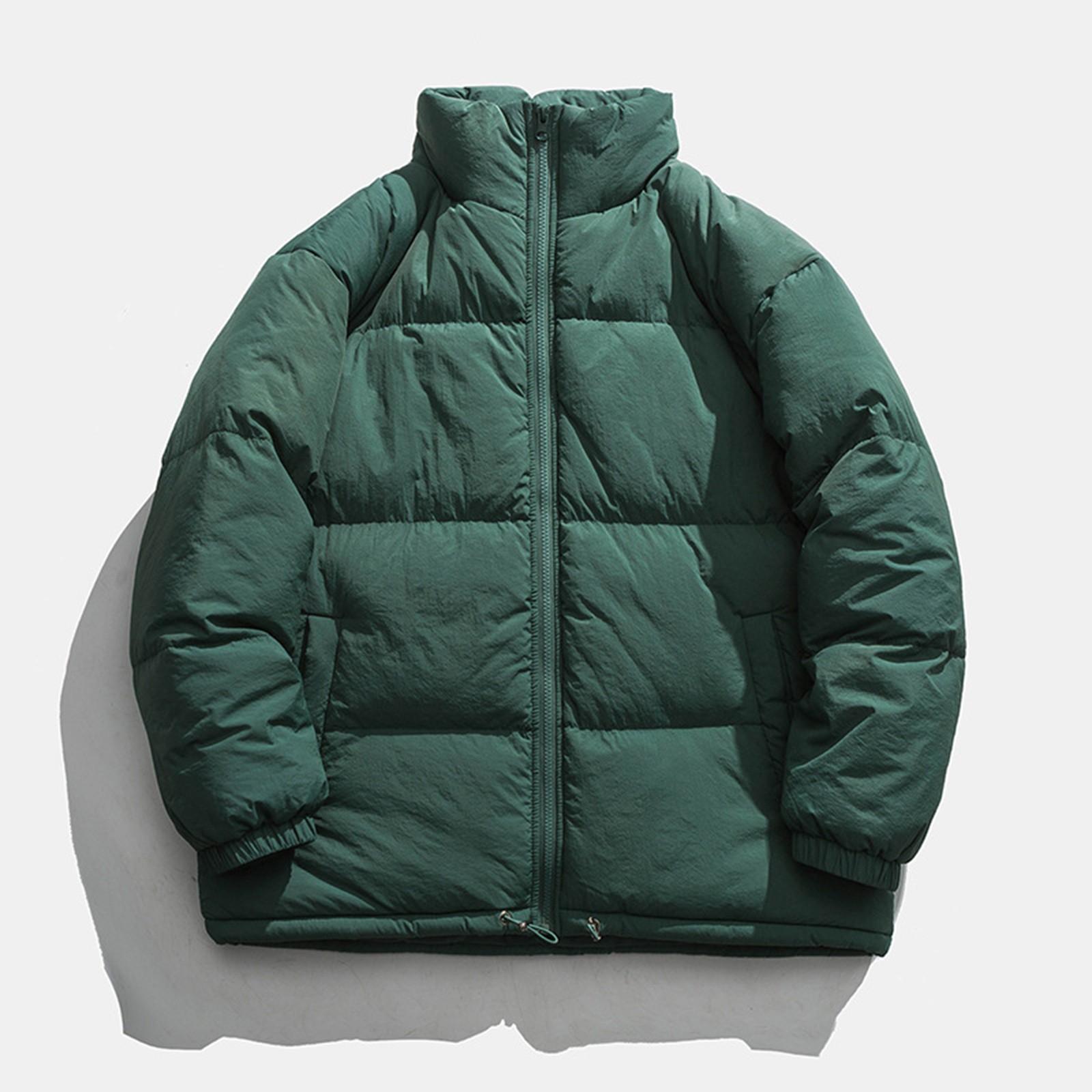 Зимний мужской однотонный свободный воротник-стойка, утепленный хлопковый костюм, повседневное хлопковое пальто XXXL зелёный
Зимний мужской однотонный свободный воротник-стойка, утепленный хлопковый костюм, повседневное хлопковое пальто XXXL зелёный