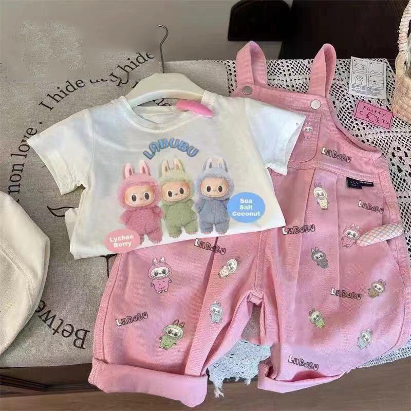 2025 Милый мультяшный комплект для девочек: футболка и детские джинсы 130cm
2025 Милый мультяшный комплект для девочек: футболка и детские джинсы 130cm