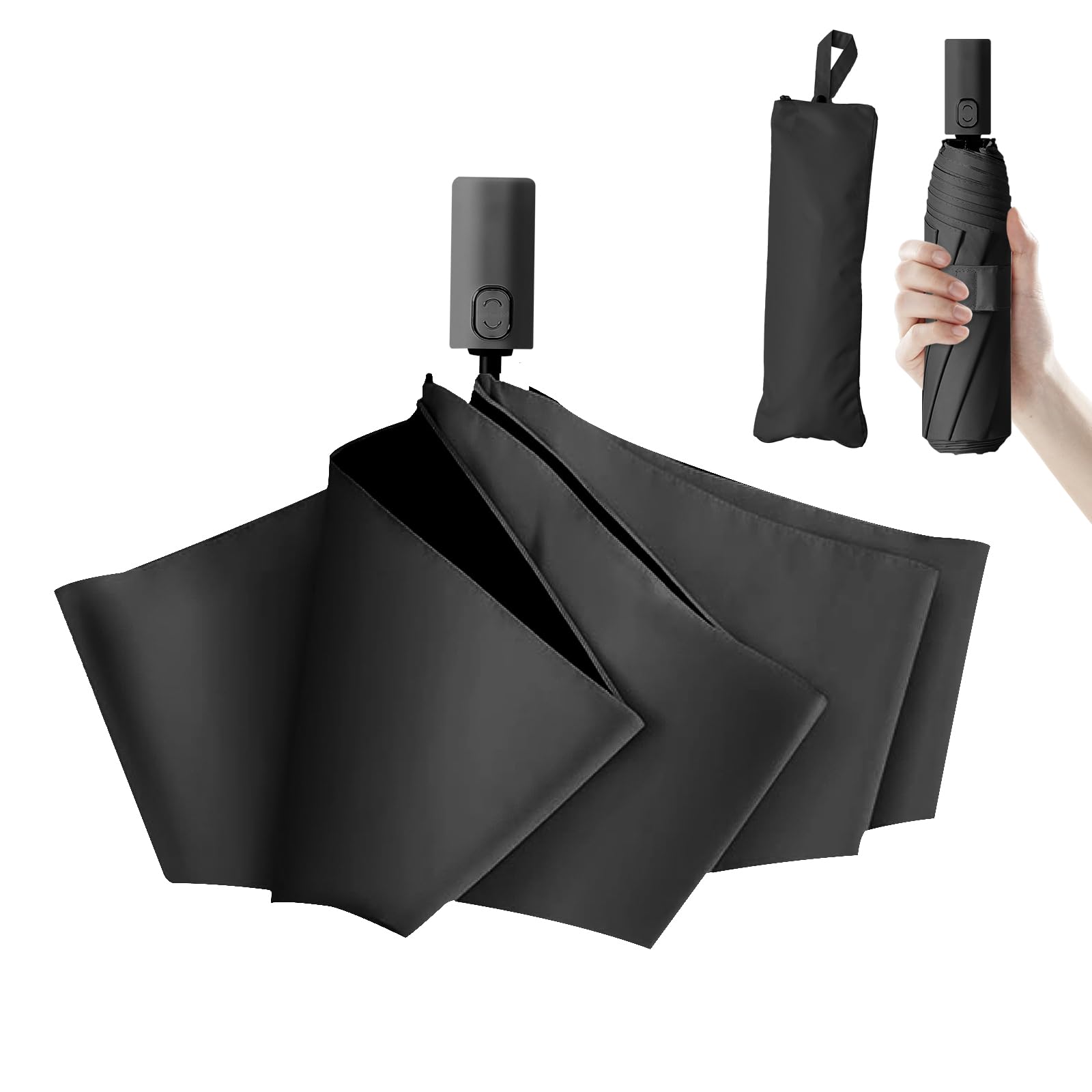 Зонт складной Zaahir впитывающий зонт с УФ-защитой от солнца 8 прочный от ветра и воды подходит как для солнца, так и для автоматического водонепроницаемого хранения сумка компактная чёрный
Зонт складной Zaahir впитывающий зонт с УФ-защитой от солнца 8 прочный от ветра и воды подходит как для солнца, так и для автоматического водонепроницаемого хранения сумка компактная чёрный