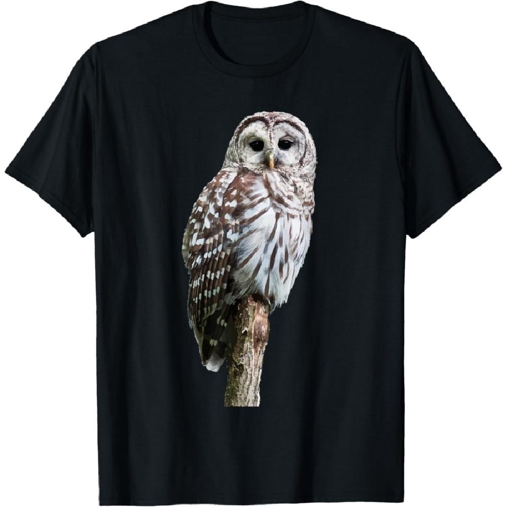 Barred Owl Bird Graphic Tee _ Birder Birding _ Cute Owl Gift T-Shirt S
Barred Owl Bird Graphic Tee _ Birder Birding _ Cute Owl Gift T-Shirt S
