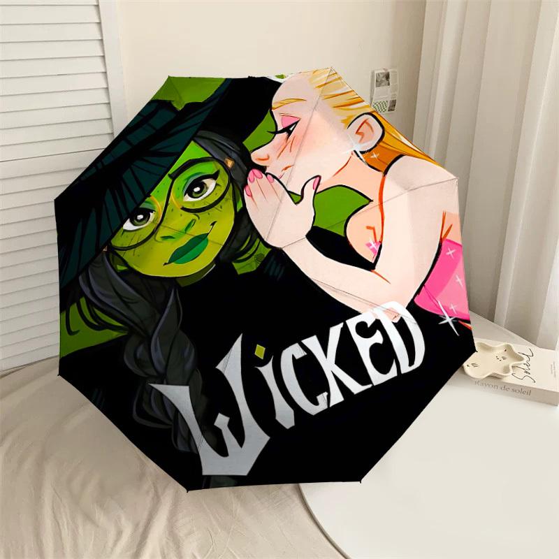 1PC Wicked Umbrella-8-Rib Reinforced, Automatic Open, Lightweight & Durable, Cute Fashion Accessory for Outdoor-Y0377
1PC Wicked Umbrella-8-Rib Reinforced, Automatic Open, Lightweight & Durable, Cute Fashion Accessory for Outdoor-Y0377