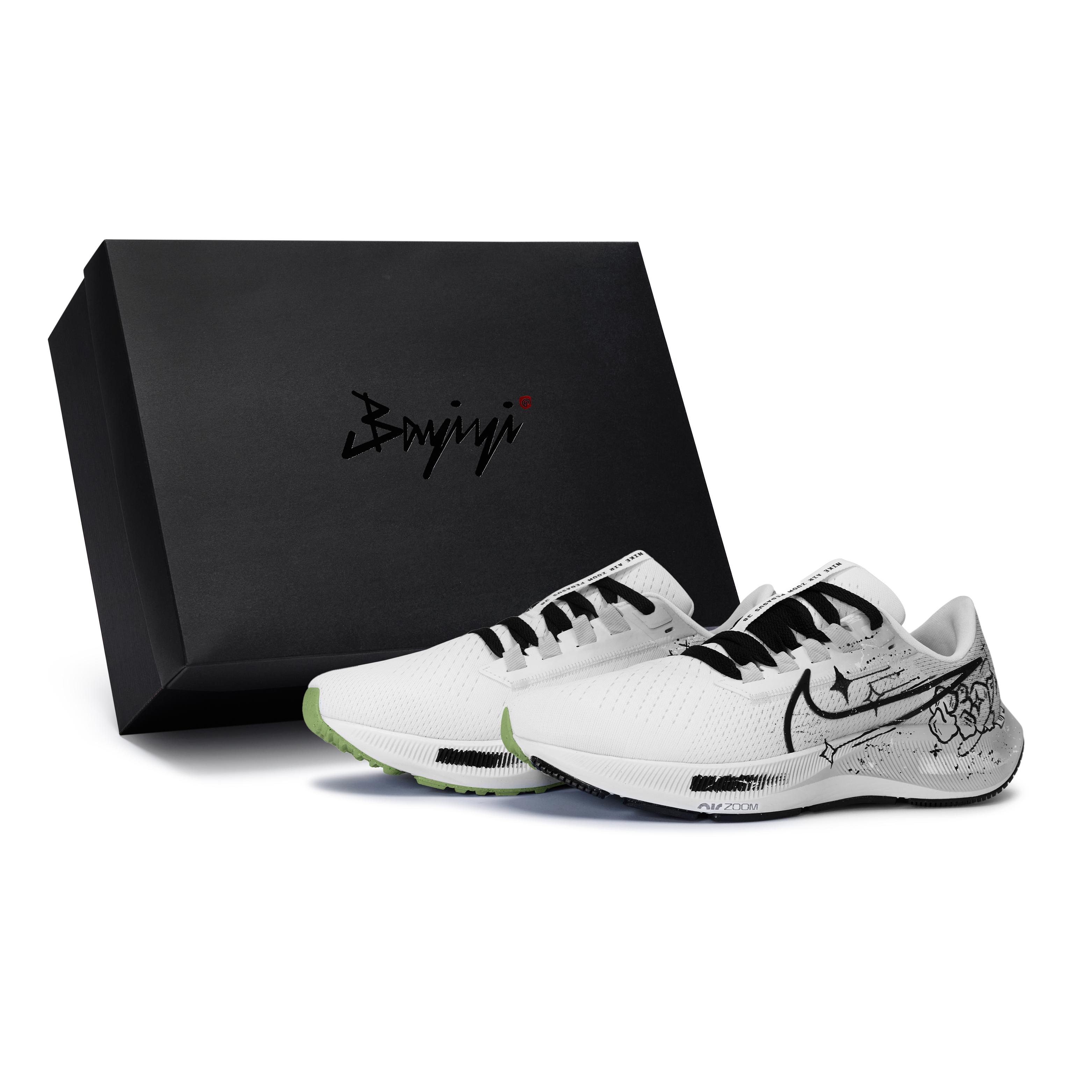 Nike Pegasus 38 Low top Running Shoes Men s White Gray Black CW7356-100(Team80-S-BOX) 44.5
Nike Pegasus 38 Low top Running Shoes Men s White Gray Black CW7356-100(Team80-S-BOX) 44.5