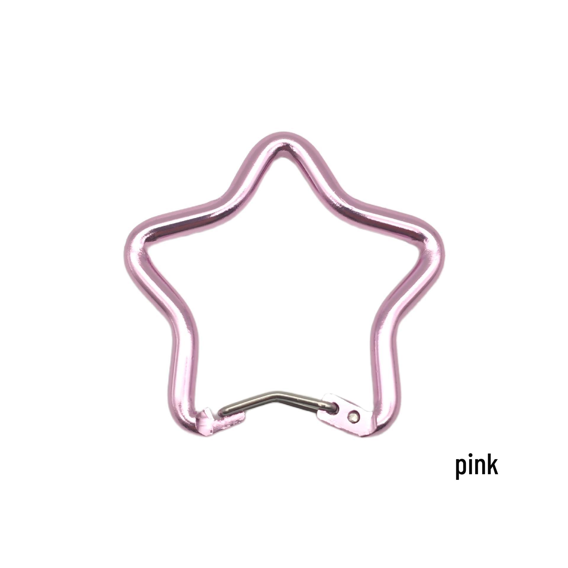 Colorful Aluminum Alloy Star Carabiner Hook - Creative Five-Pointed Design for Backpacks and Sports Accessories
Colorful Aluminum Alloy Star Carabiner Hook - Creative Five-Pointed Design for Backpacks and Sports Accessories