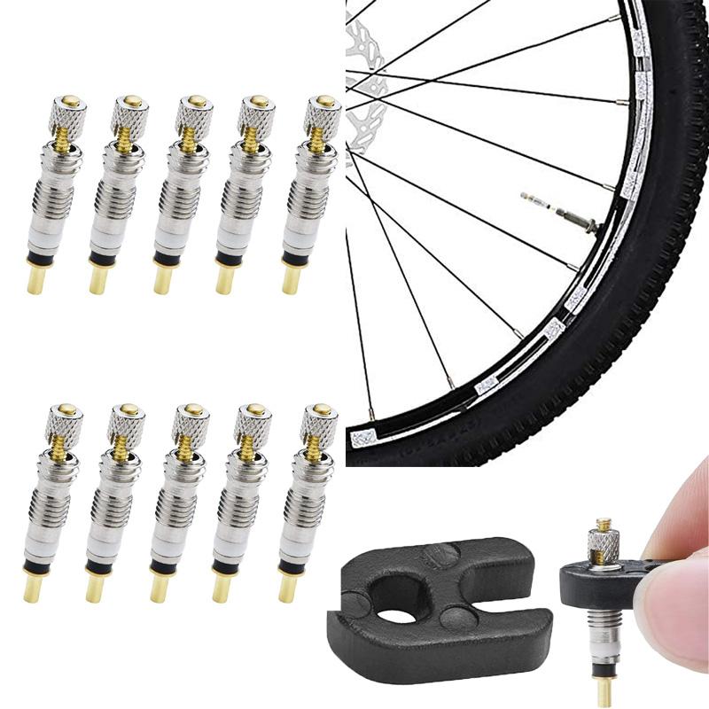 Bike Valve Core Universal French Presta Bicycle Tyre Bike Replacement Tubeless Core with Valve Core Remover
Bike Valve Core Universal French Presta Bicycle Tyre Bike Replacement Tubeless Core with Valve Core Remover