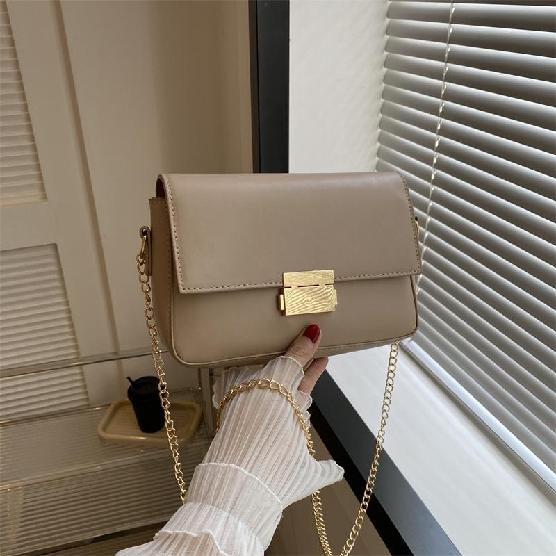 Simple 2025 new fashionable solid color chain texture casual autumn retro lock underarm women s small square bag чорний
Simple 2025 new fashionable solid color chain texture casual autumn retro lock underarm women s small square bag чорний