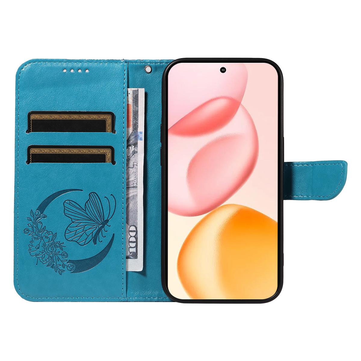 For Honor 400 5G (Global) Case Butterfly Pattern PU Leather Folio Flip Phone Cover Blue
For Honor 400 5G (Global) Case Butterfly Pattern PU Leather Folio Flip Phone Cover Blue