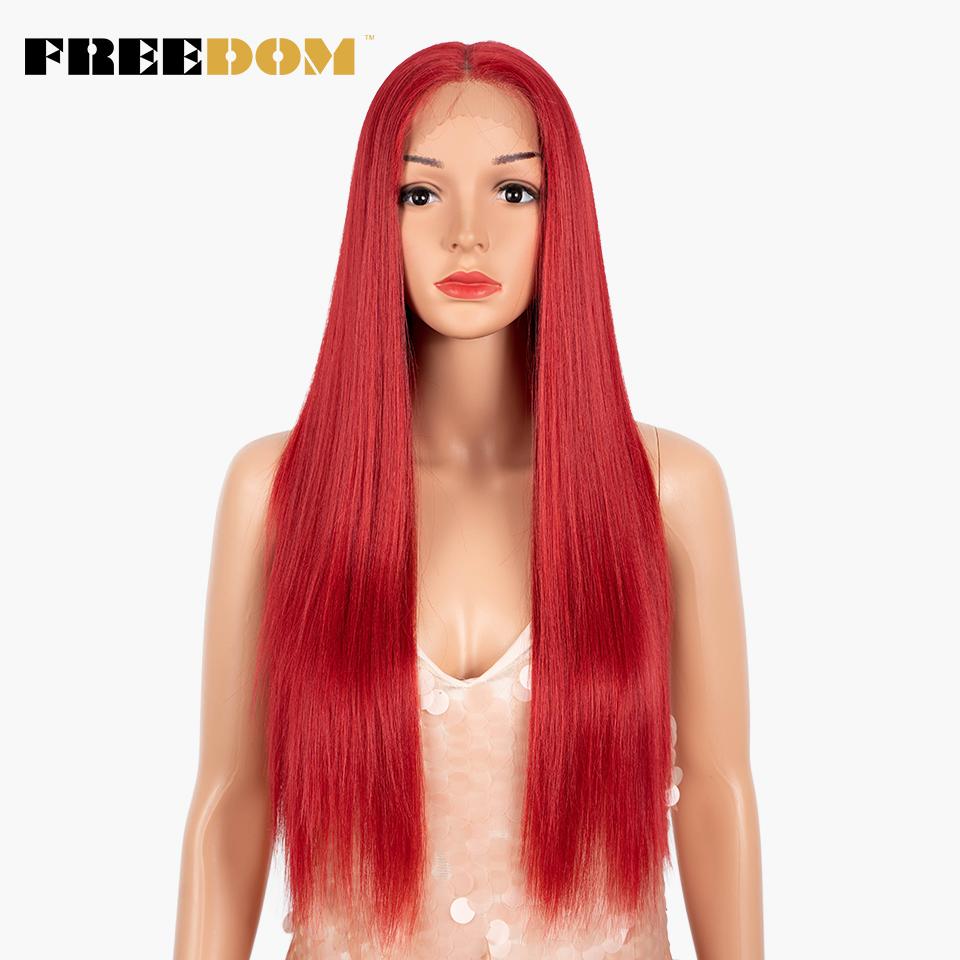 FREEDOM Synthetic Lace Wig 28 Inch Long Straight Hair Wigs Soft Red Orange Blonde Lace Front Wigs For Black Women Cosplay Wigs (CHERRY,28inches) вишня
FREEDOM Synthetic Lace Wig 28 Inch Long Straight Hair Wigs Soft Red Orange Blonde Lace Front Wigs For Black Women Cosplay Wigs (CHERRY,28inches) вишня