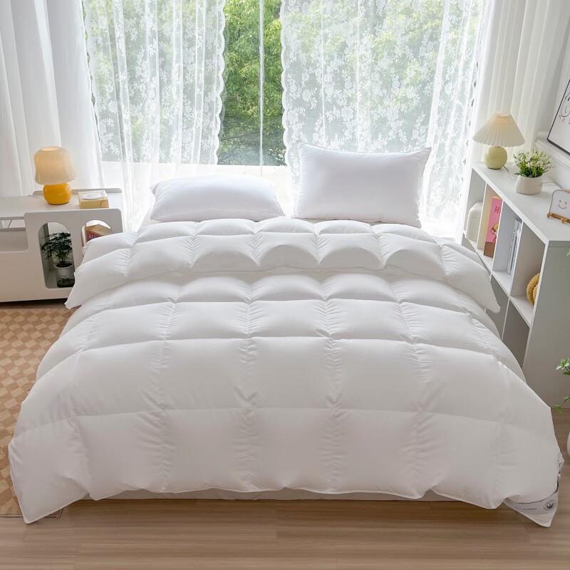 Простое европейское пуховое одеяло из белого утиного пуха
Простое европейское пуховое одеяло из белого утиного пуха