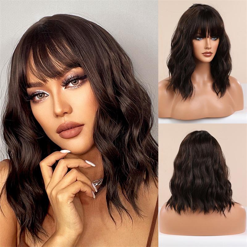Synthetic Long Wave Wig with Bangs Natural Hair Wig for Women Highlight Wig Daily Cosplay Halloween Party Use
Synthetic Long Wave Wig with Bangs Natural Hair Wig for Women Highlight Wig Daily Cosplay Halloween Party Use