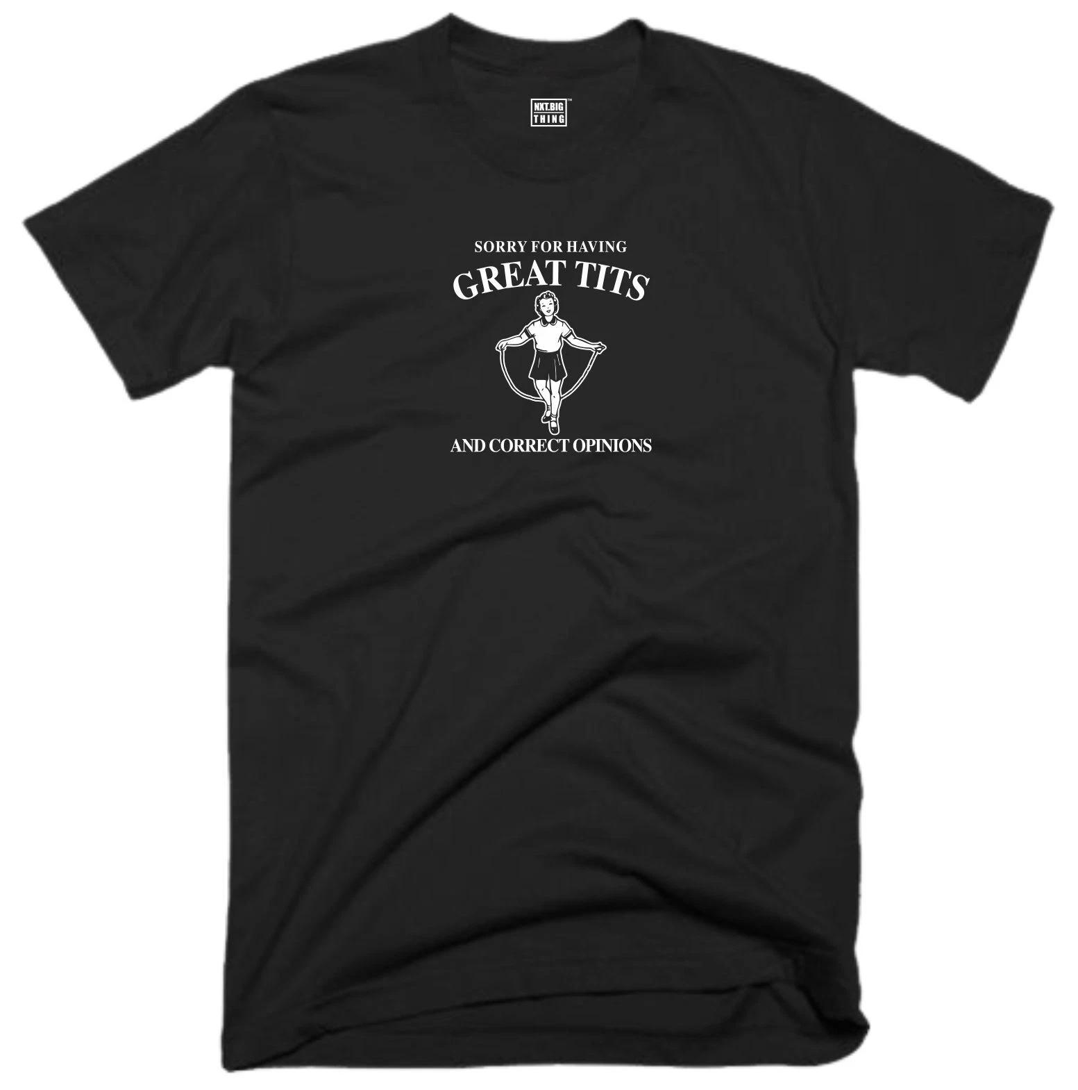 Great Tits T Shirt Casual Clothing Correct Opinions Rude Offensive Joke Gift Top XL
Great Tits T Shirt Casual Clothing Correct Opinions Rude Offensive Joke Gift Top XL